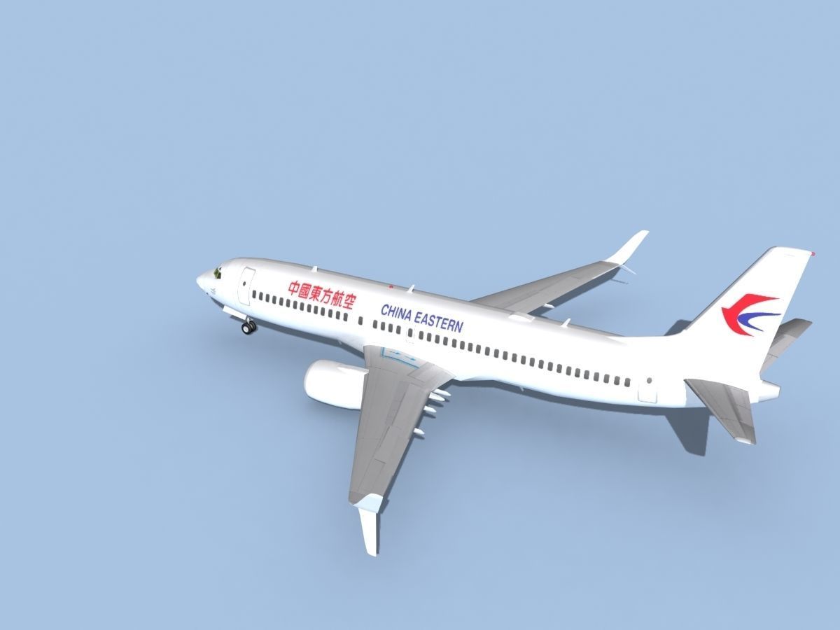 Boeing 737-800 Max China Eastern 3D model_8