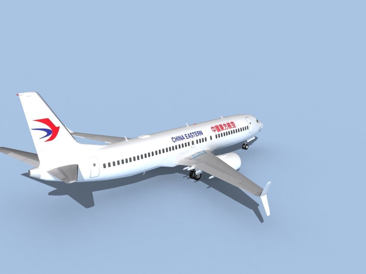 Boeing 737-800 Max China Eastern 3D model_5