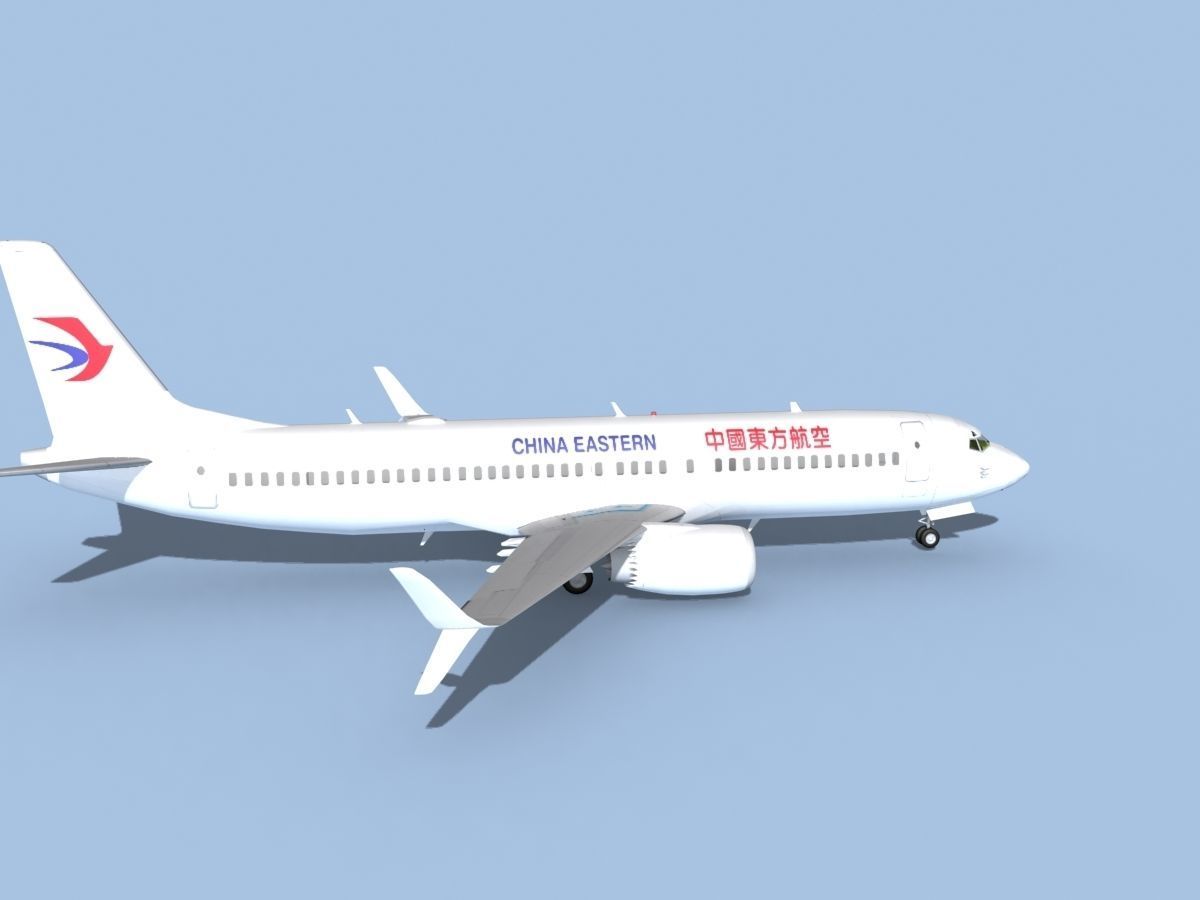 Boeing 737-800 Max China Eastern 3D model_4