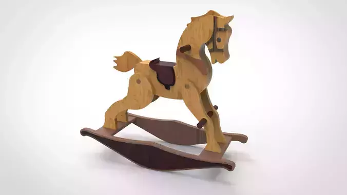 Rocking Horse Wooden Toy