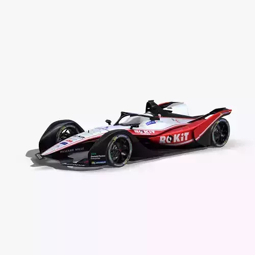 Venturi Formula E 2020 Low-poly 3D model