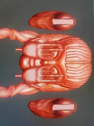 annabelle doll head hands feets 3D print model