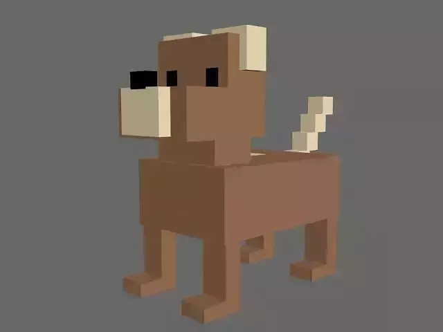Voxel  Dog - Model 2