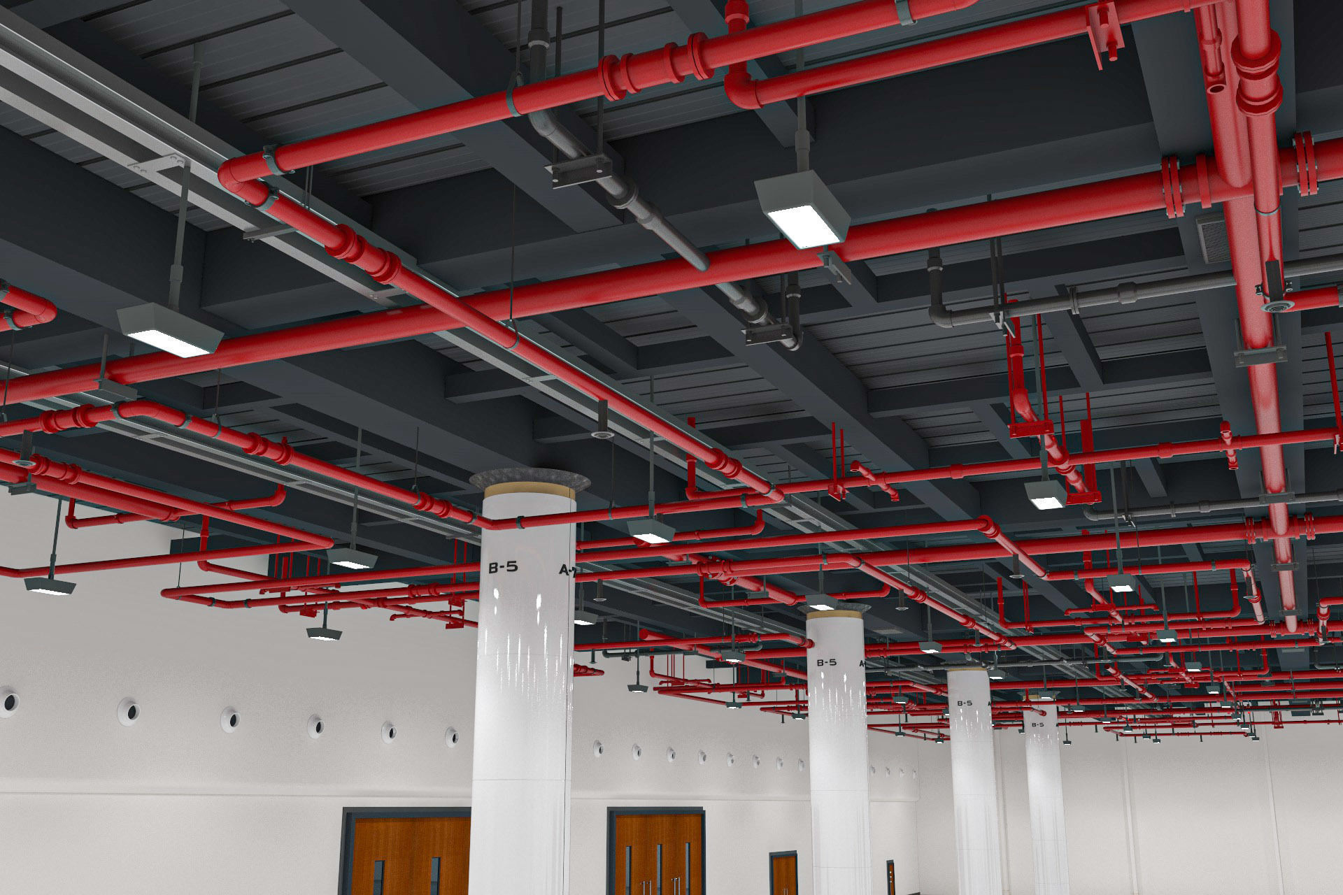 Exhibition Hall interior 7  3D model_6