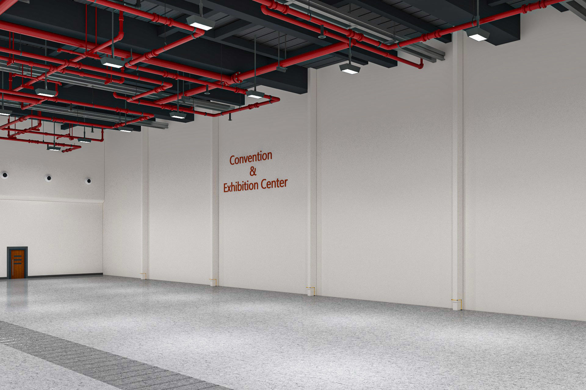 Exhibition Hall interior 7  3D model_8