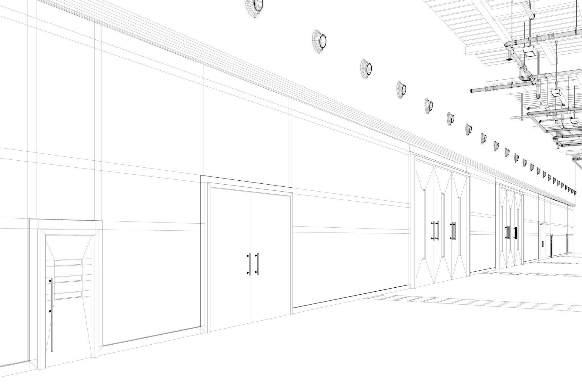 Exhibition Hall interior 7  3D model_15