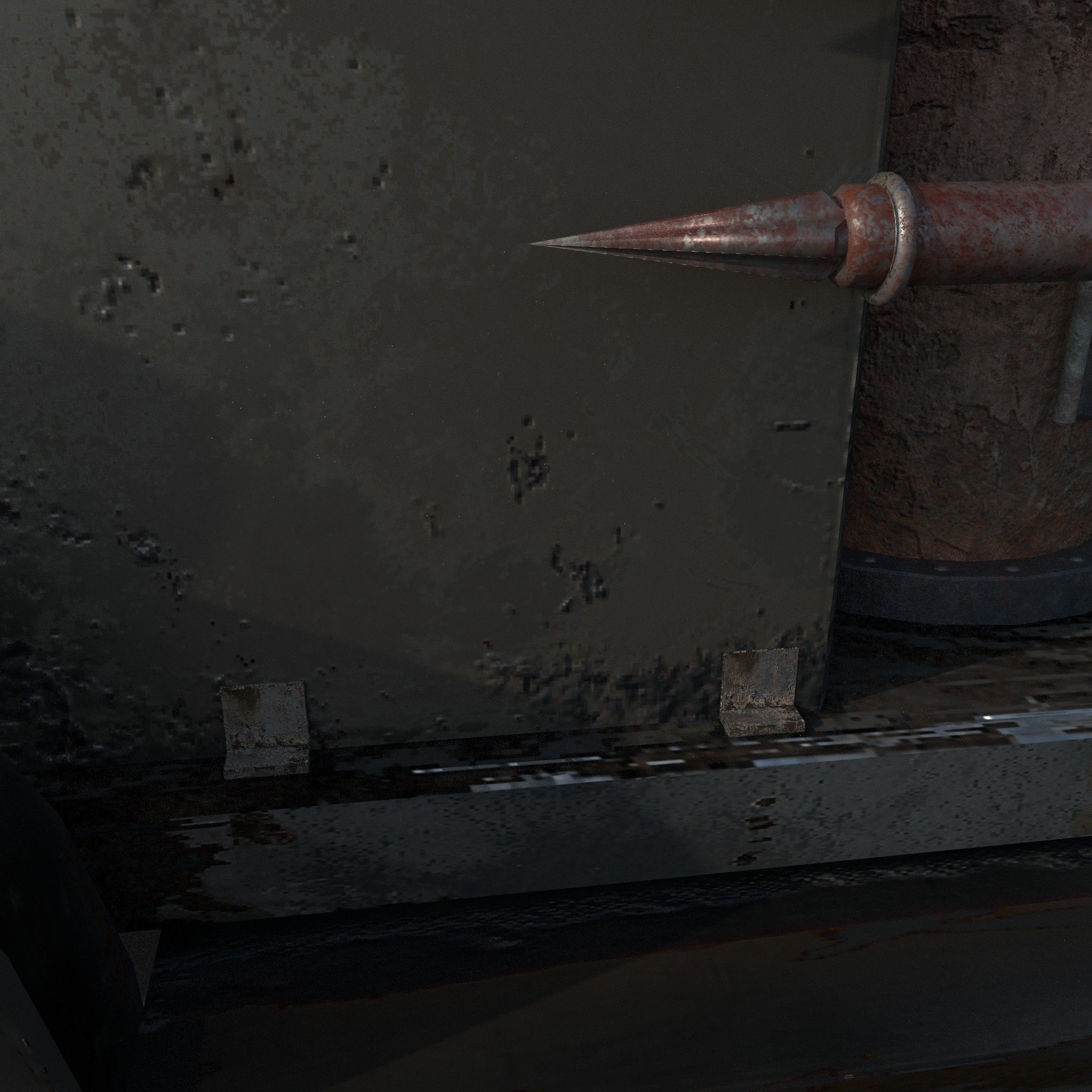 Flame Thrower Vehicle Low-poly 3D model_24