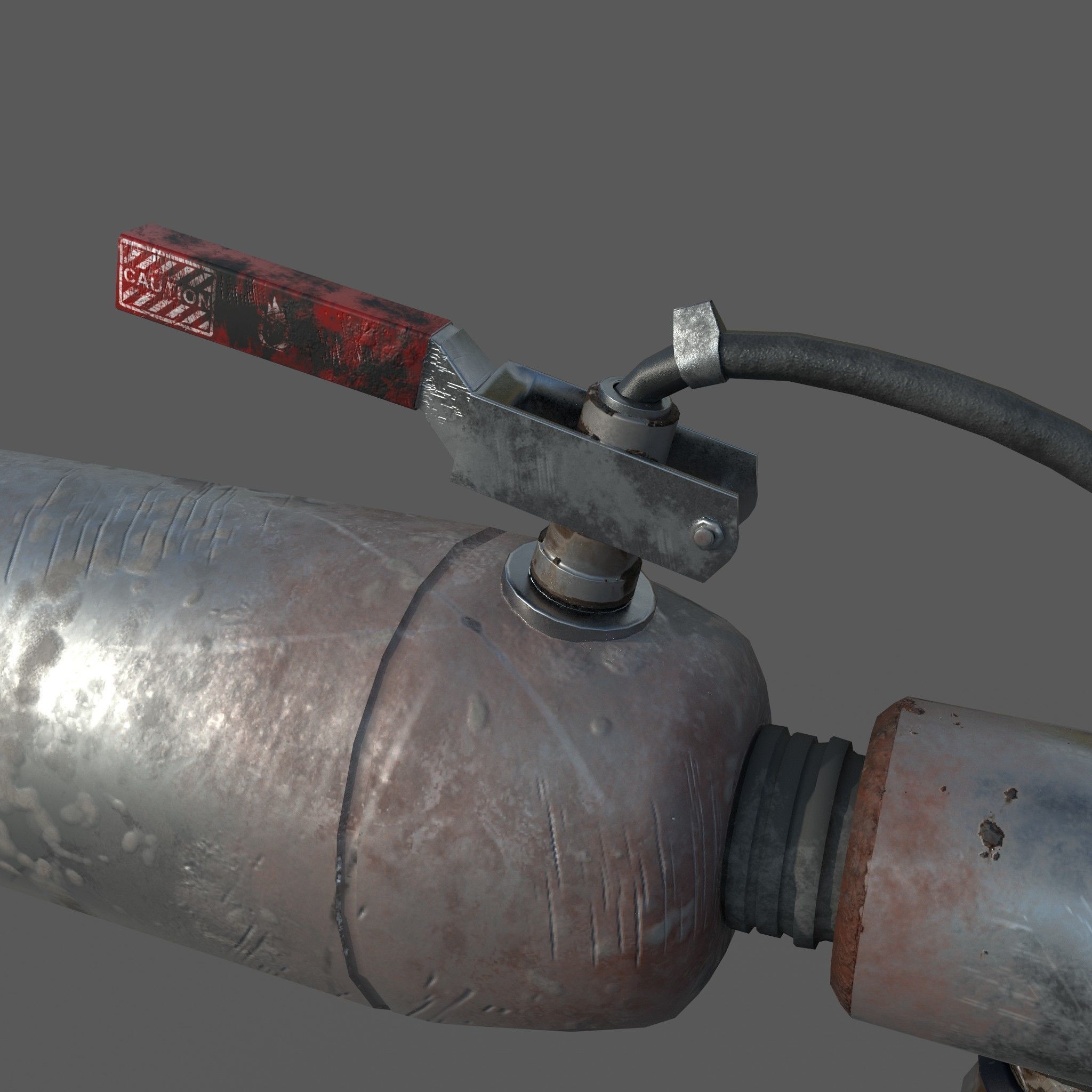 Flame Thrower Vehicle Low-poly 3D model_33