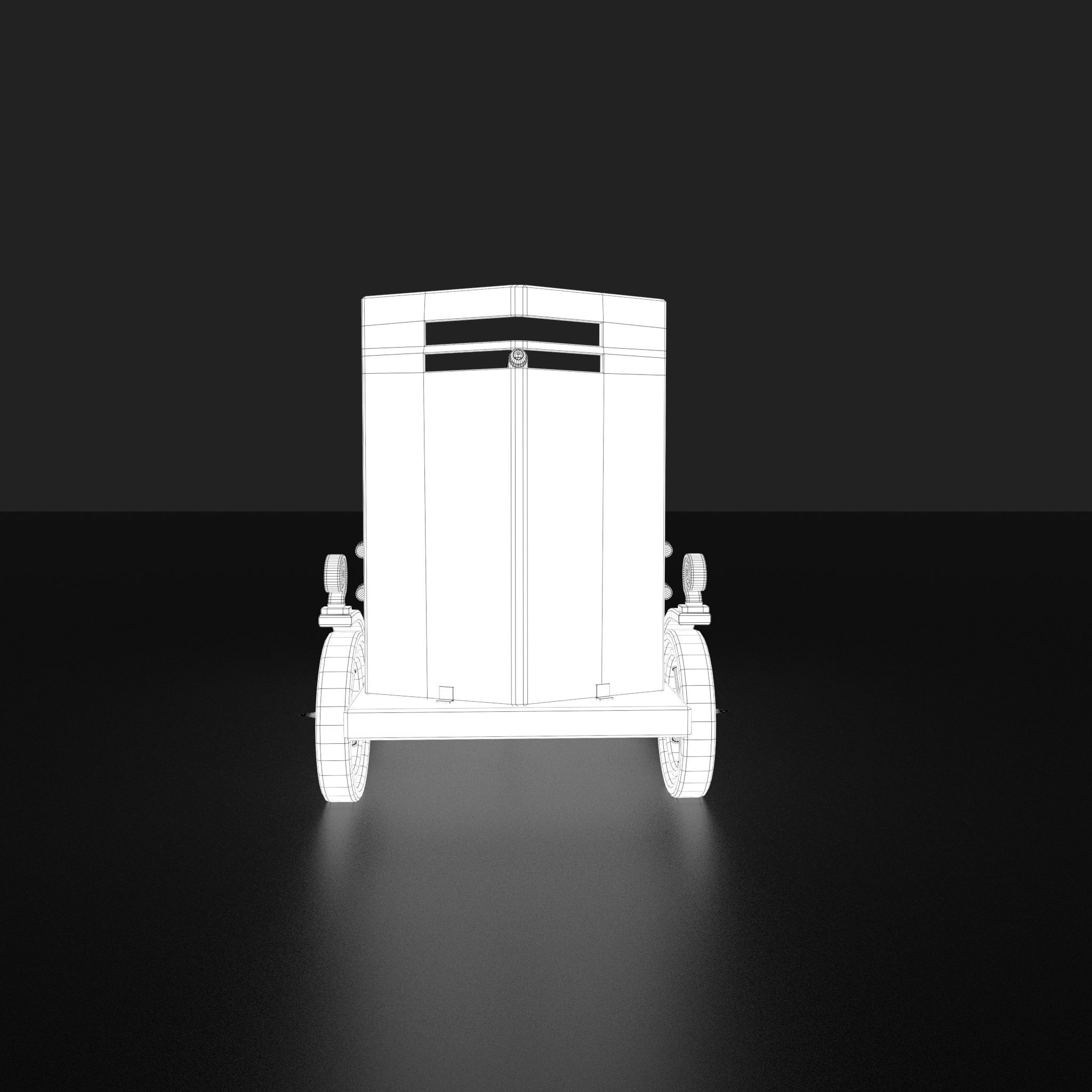 Flame Thrower Vehicle Low-poly 3D model_56