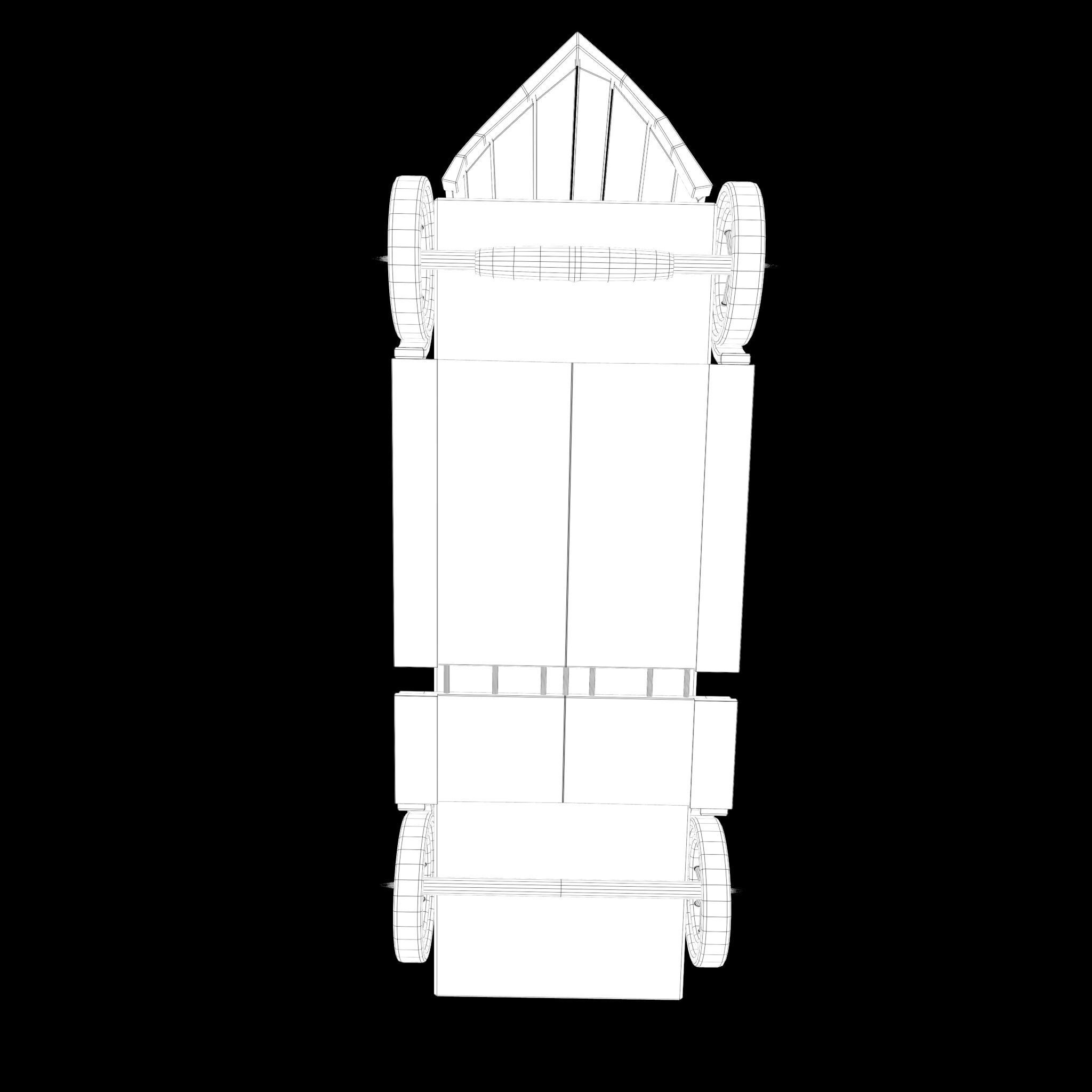 Flame Thrower Vehicle Low-poly 3D model_48