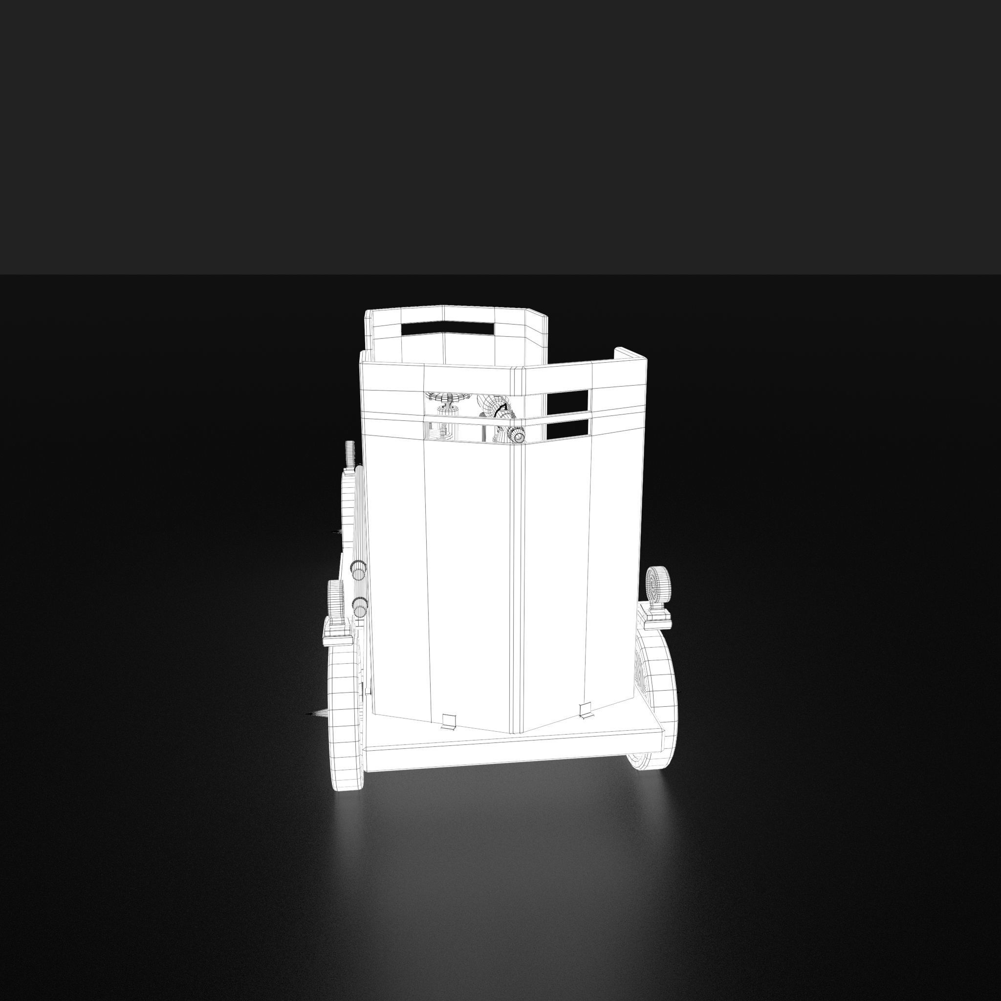 Flame Thrower Vehicle Low-poly 3D model_51