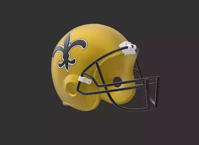 New Orleans Saints Football Helmet