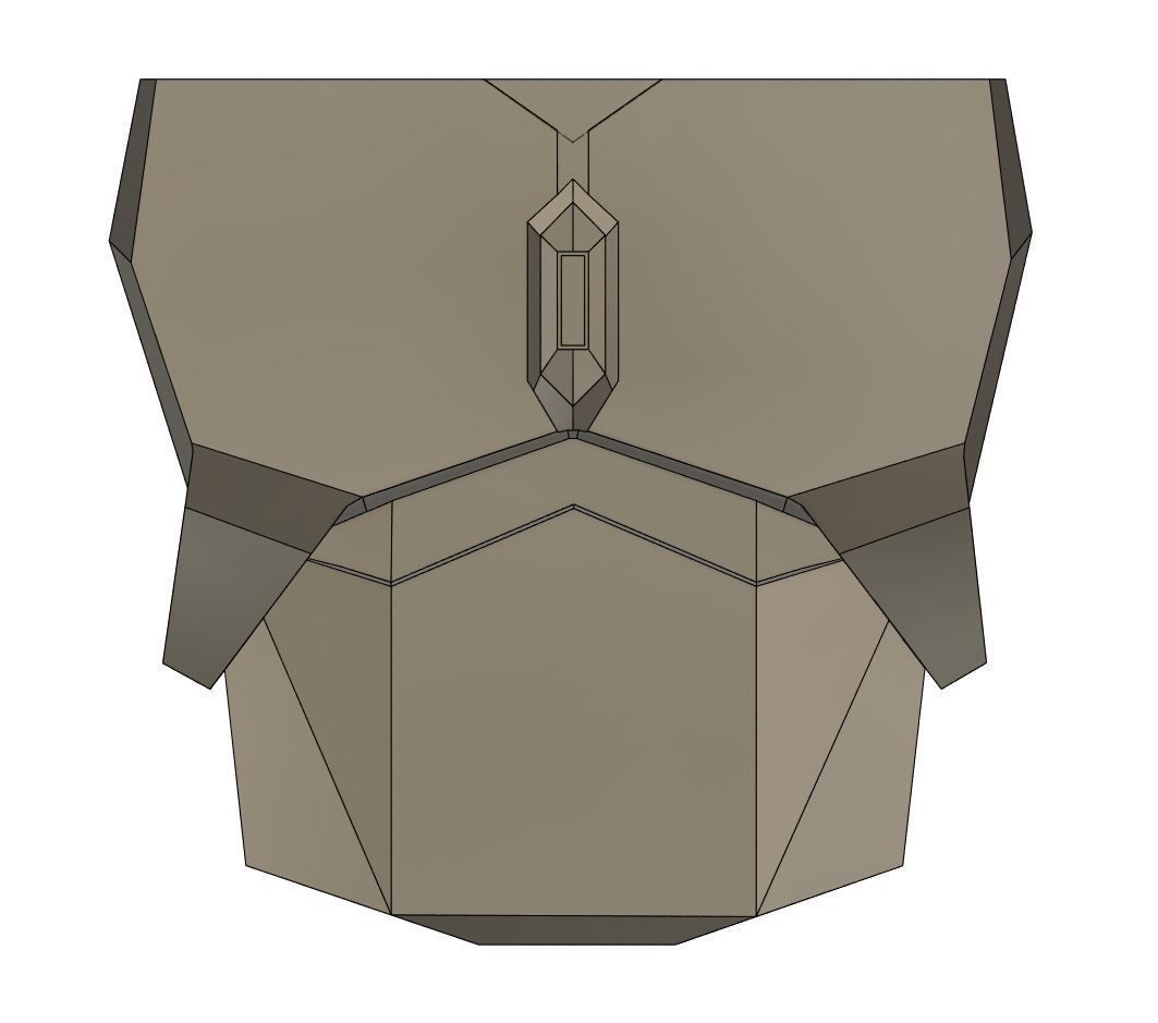 Star Wars Mandalorian Beskar Armor Chest Piece 3D print model_1