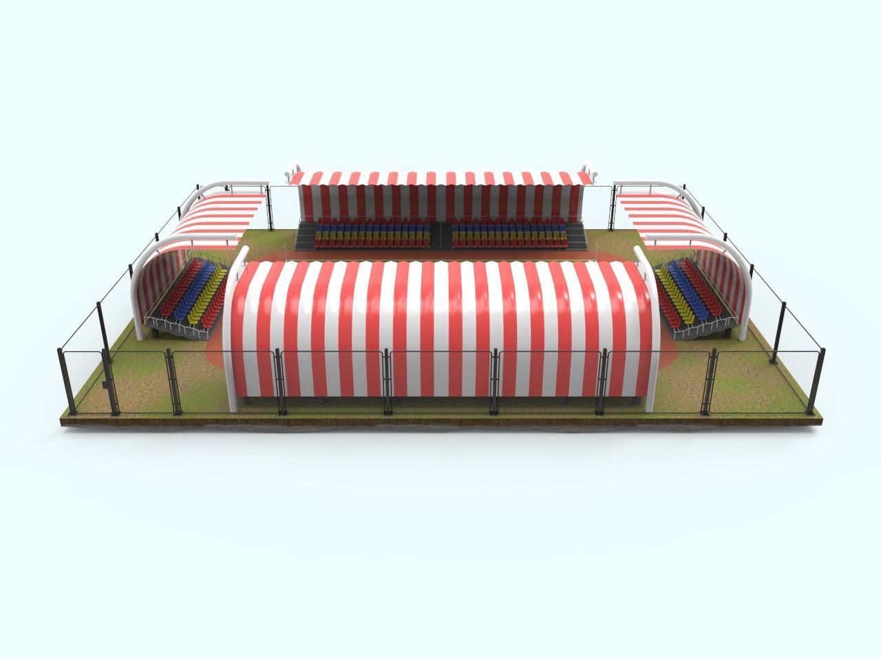 Football Stadium 3D model_13
