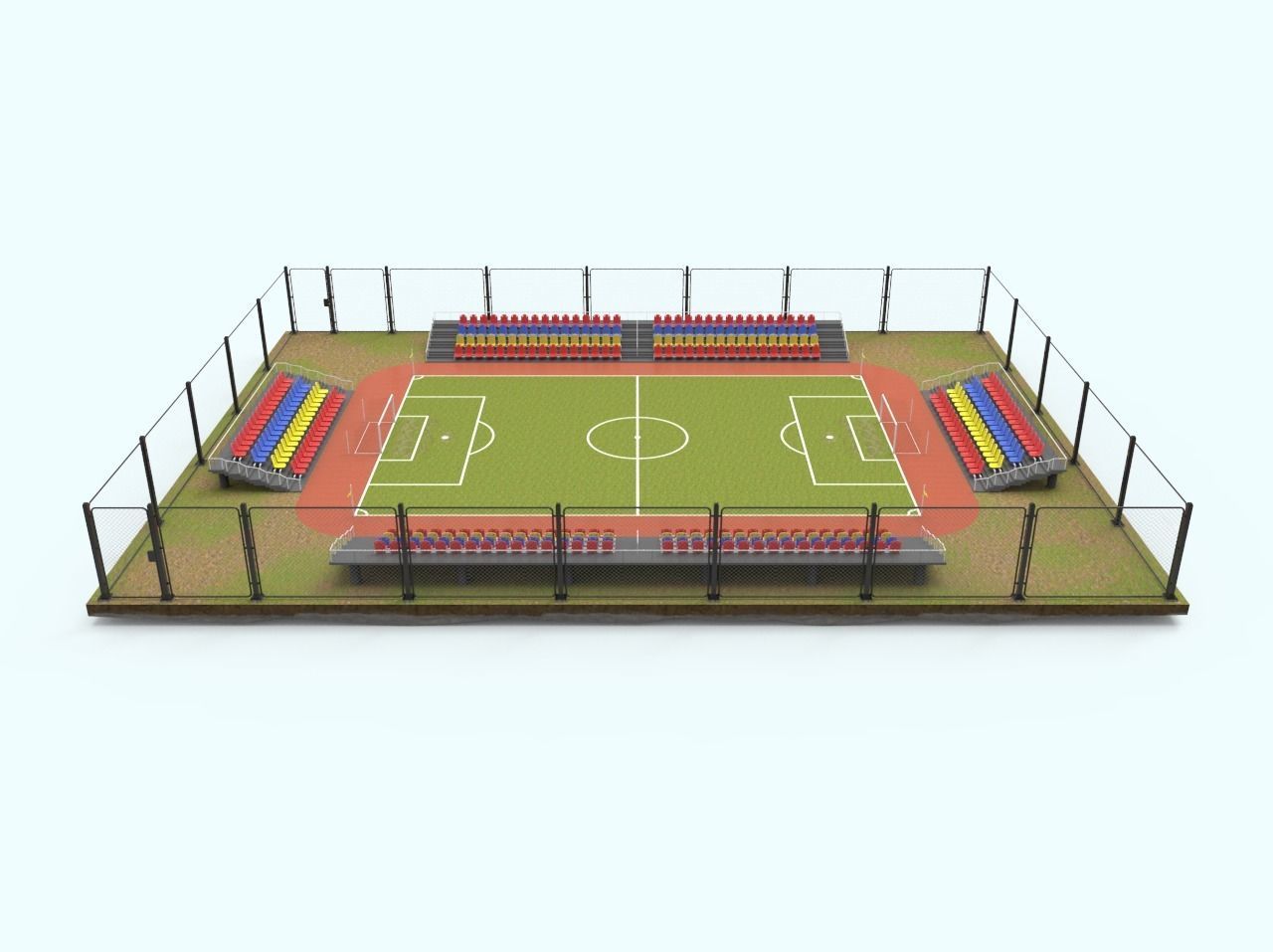 Football Stadium 3D model_11
