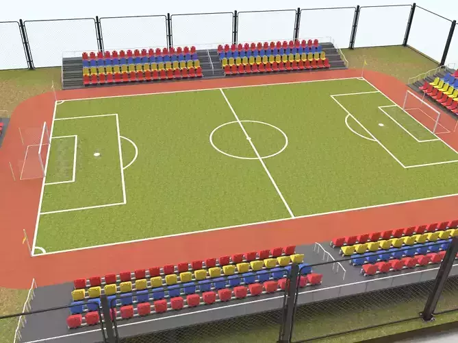 Football Stadium 3D model
