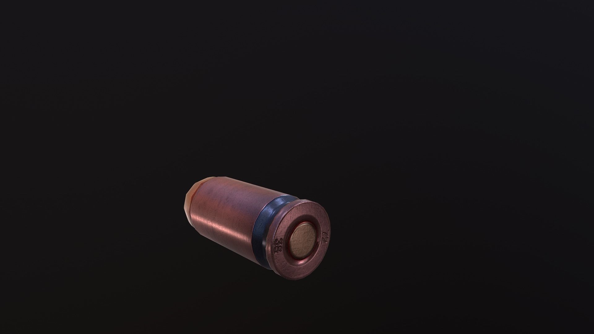 Ammo Box and cartridges Free low-poly 3D model_8