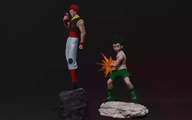 Hunter x Hunter 3d prints - gon freecss and hisoka morrow 3D Model Collection