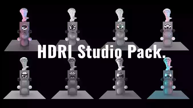 HDRI Studio Pack 1 3D model