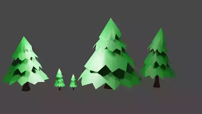 Pine Tree Low Poly