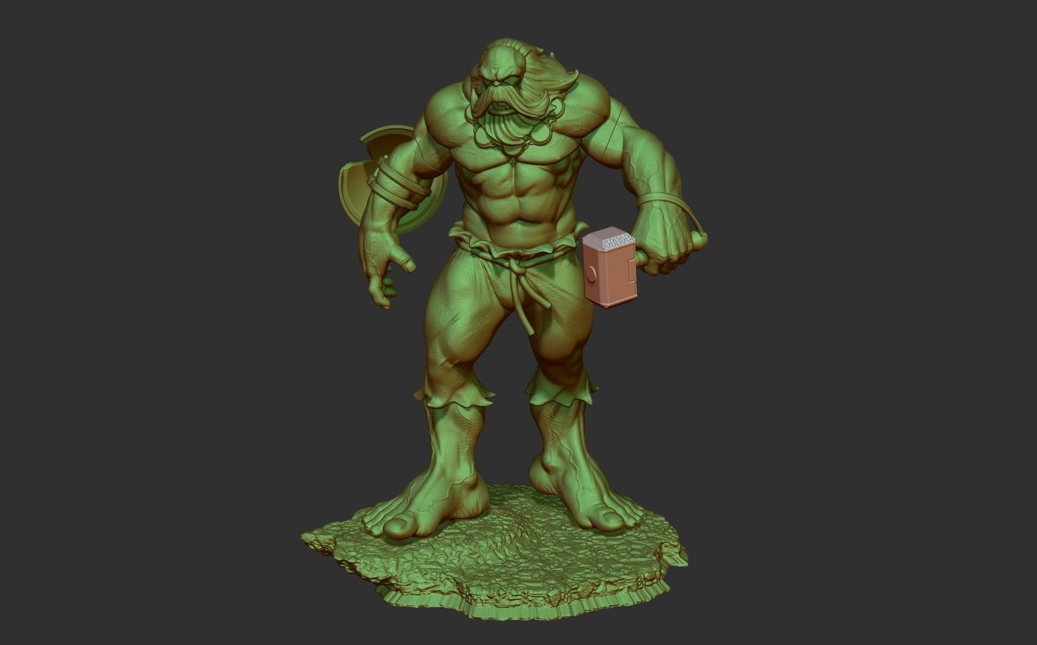 hulk maestro  3D print model_18