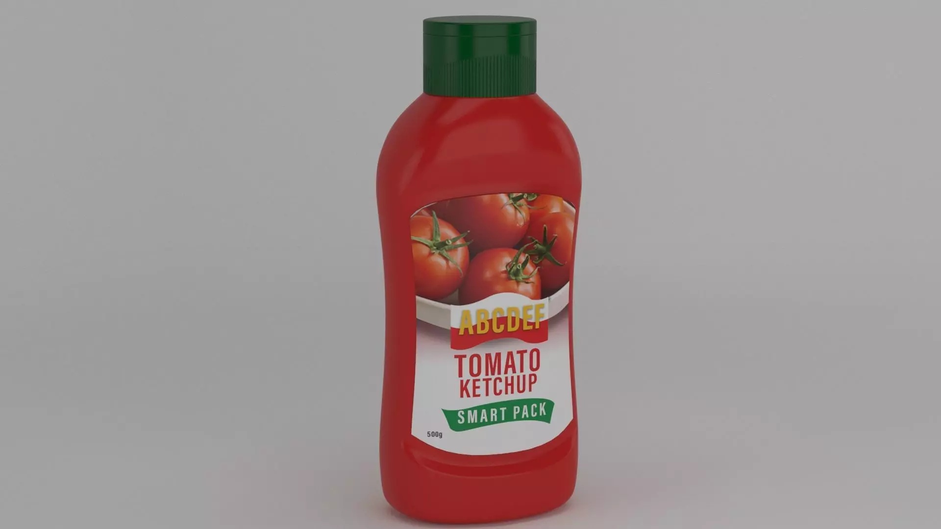 Ketchup Bottle 3D model