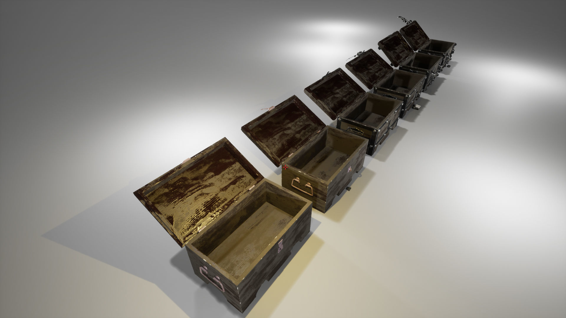 OLD CHESTS KIT Low-poly 3D model_18