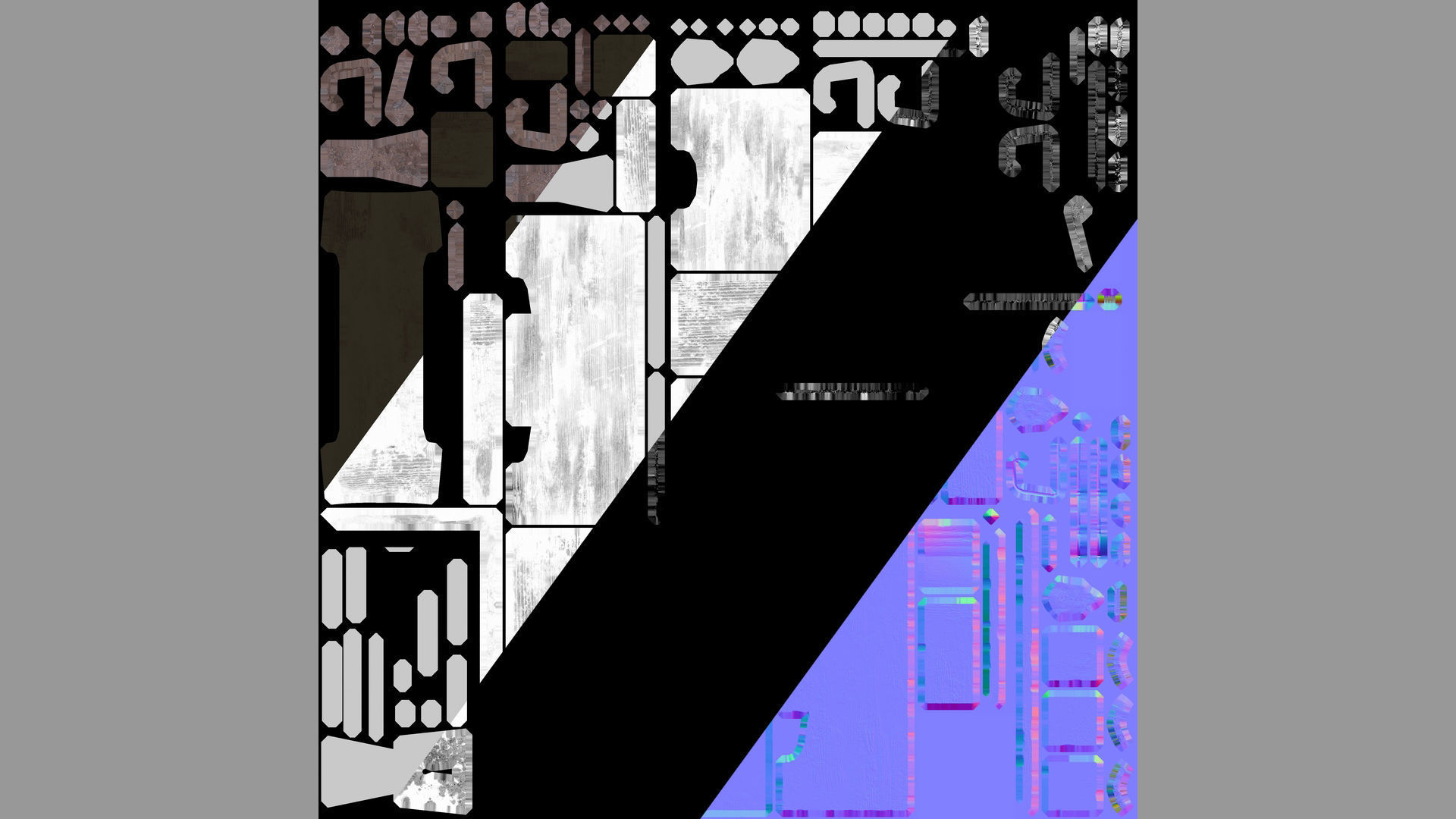 OLD CHESTS KIT Low-poly 3D model_17