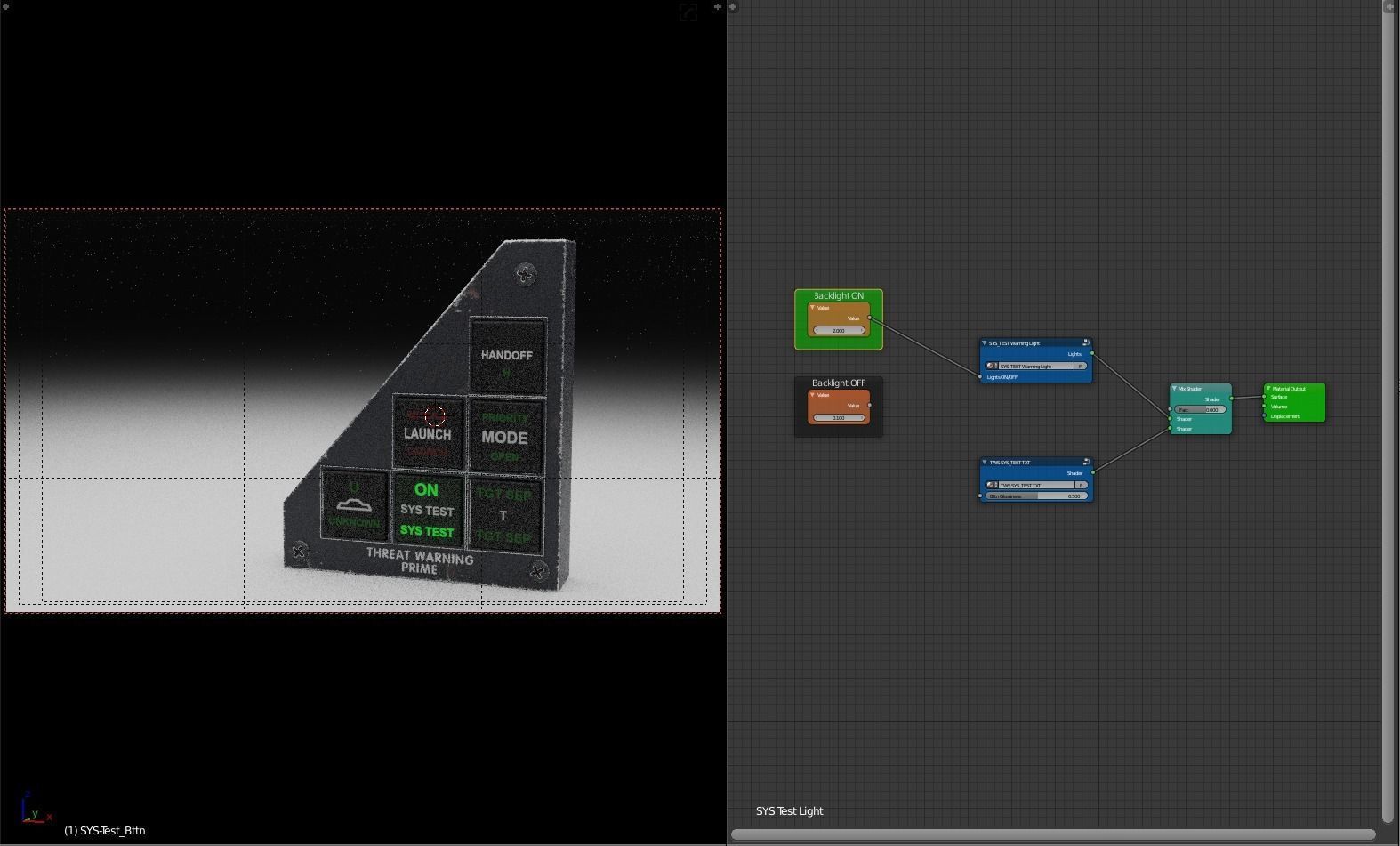 F16 Threat Warning Prime Panel - TWPP 3D model_10