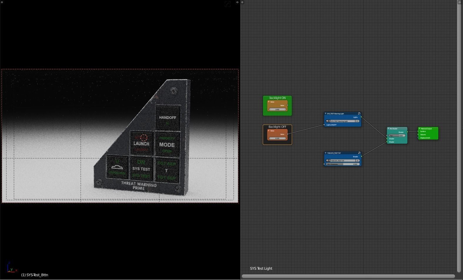 F16 Threat Warning Prime Panel - TWPP 3D model_9