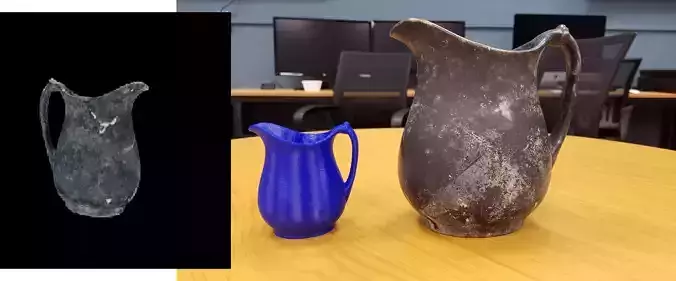 archaeological artifact for 3d print