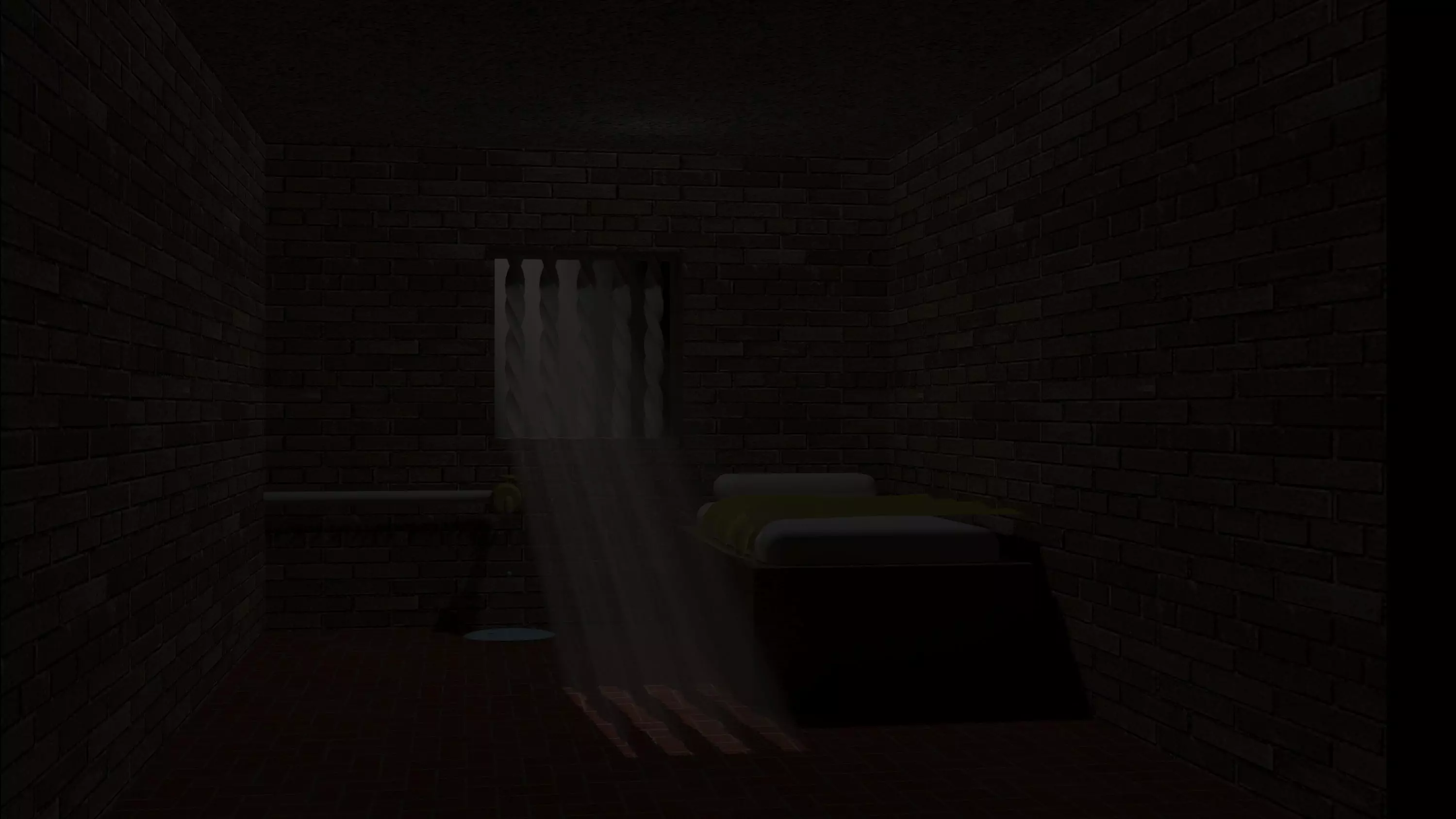  prison room model 3D model_0