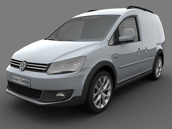 Volkswagen Cross Caddy Kasten 2013 3D model