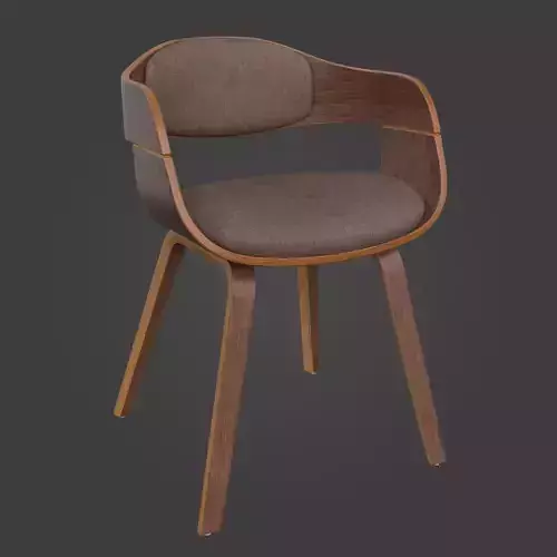 Chair-35 modern chair with wooden legs