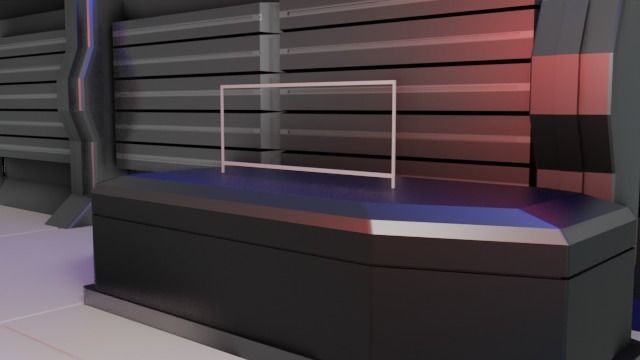 Sci fi Generator Room 3D model_21