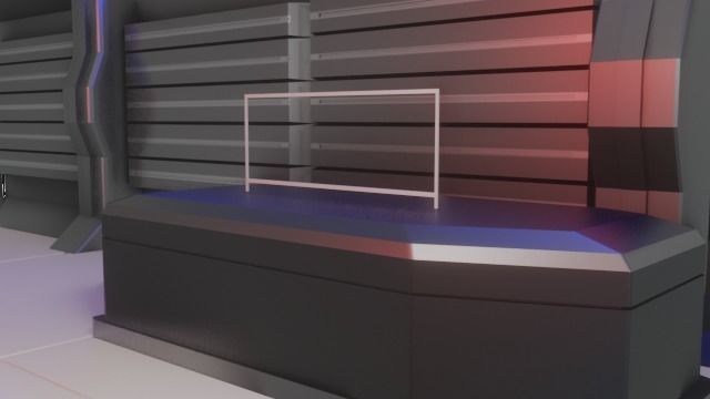 Sci fi Generator Room 3D model_22