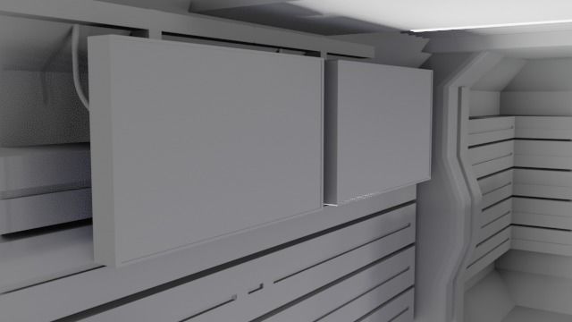 Sci fi Generator Room 3D model_17