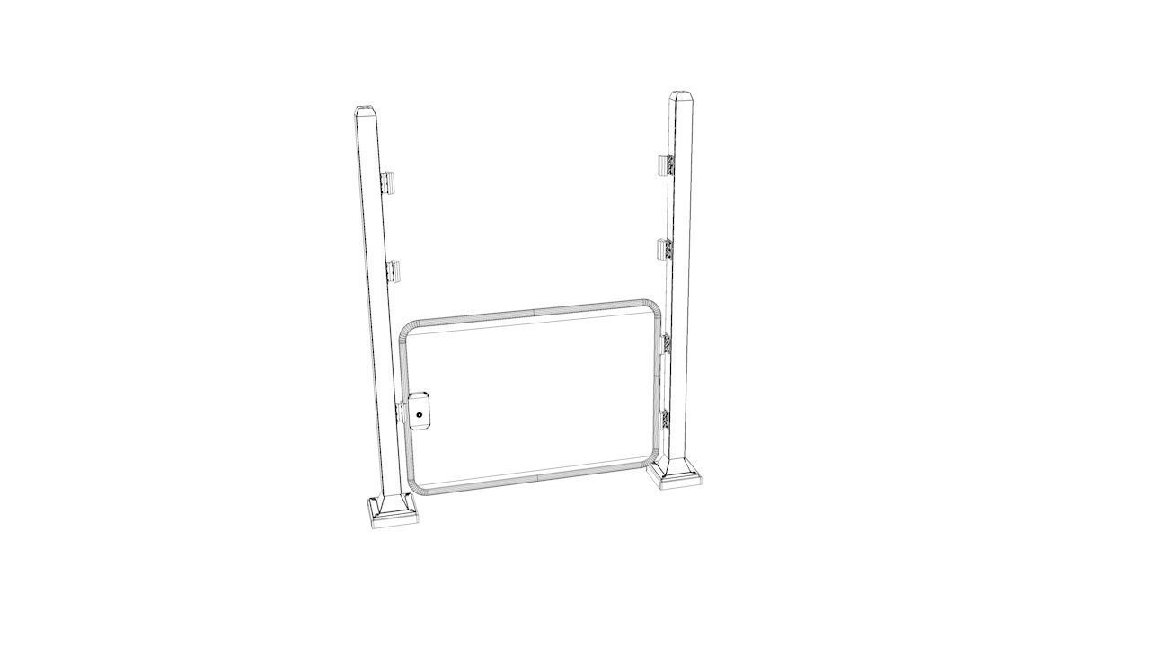 Iron Fence 3D Models Low-poly 3D model_26