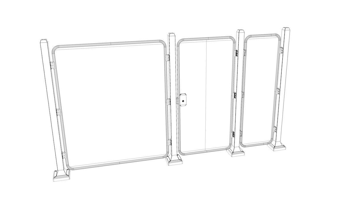 Iron Fence 3D Models Low-poly 3D model_31