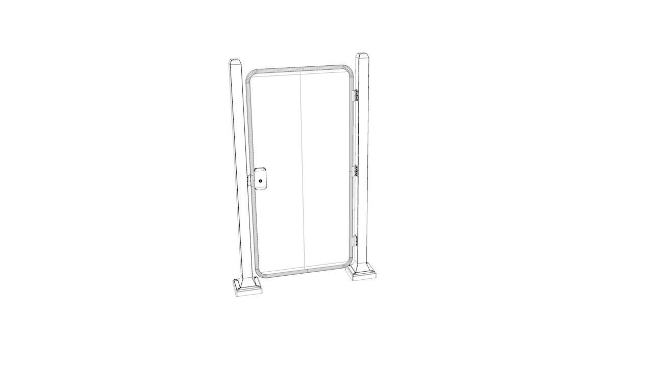 Iron Fence 3D Models Low-poly 3D model_29