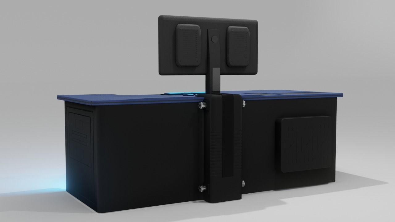 Sci-fi Controller Display 3D model_10