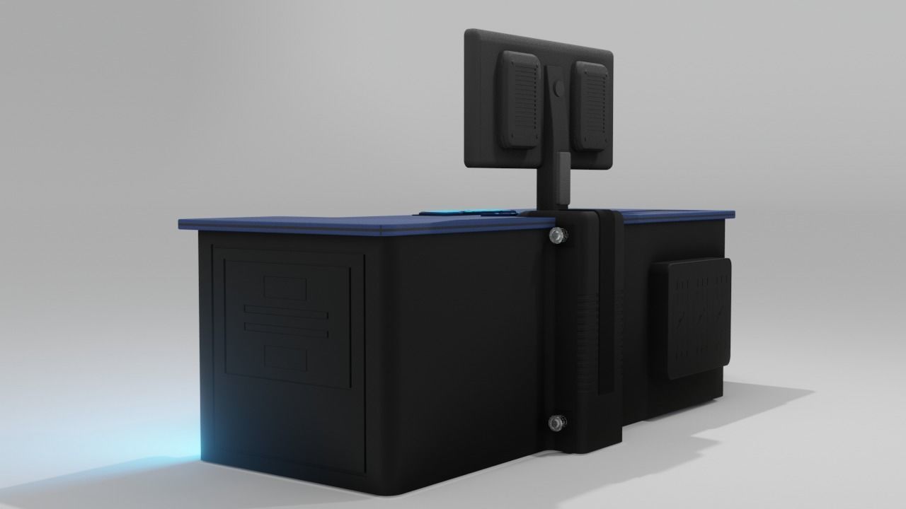 Sci-fi Controller Display 3D model_8