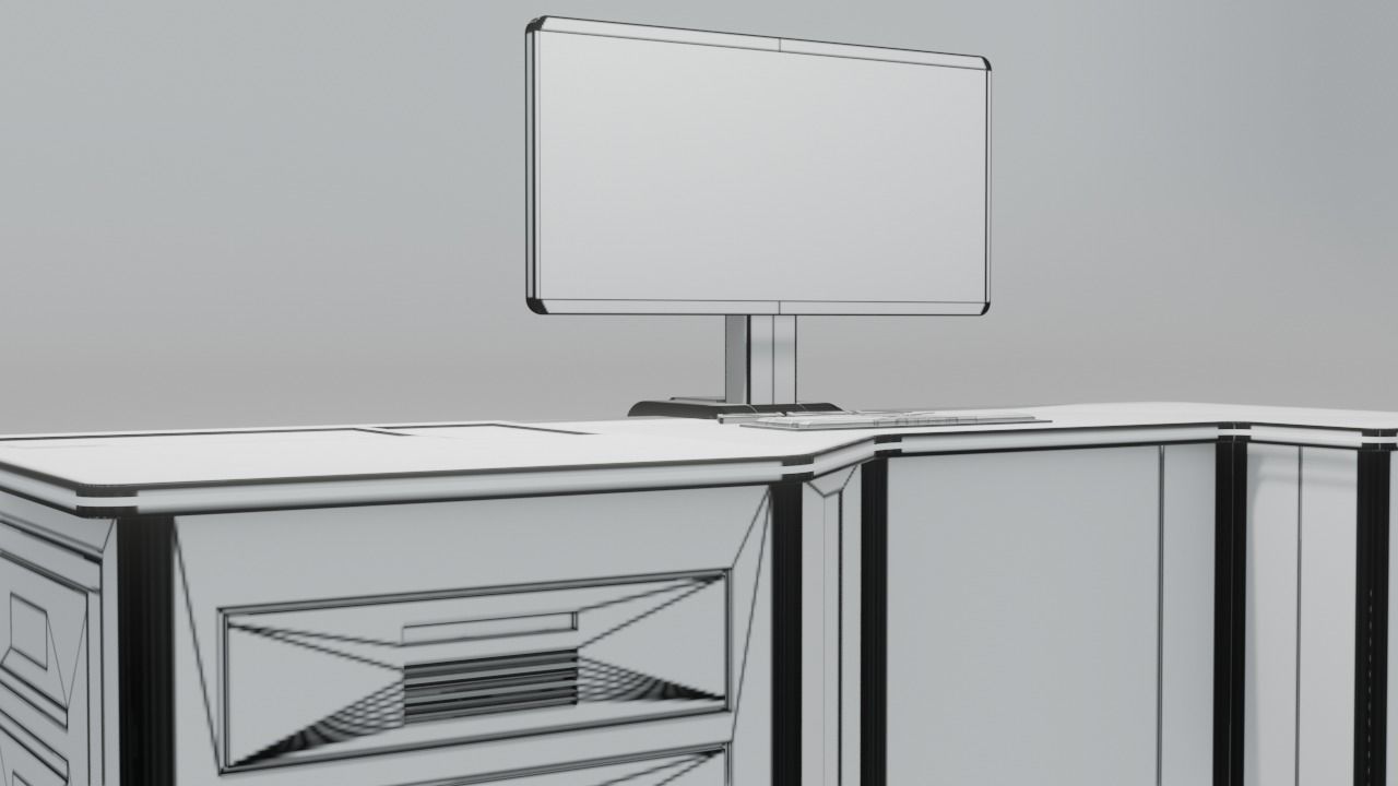 Sci-fi Controller Display 3D model_25