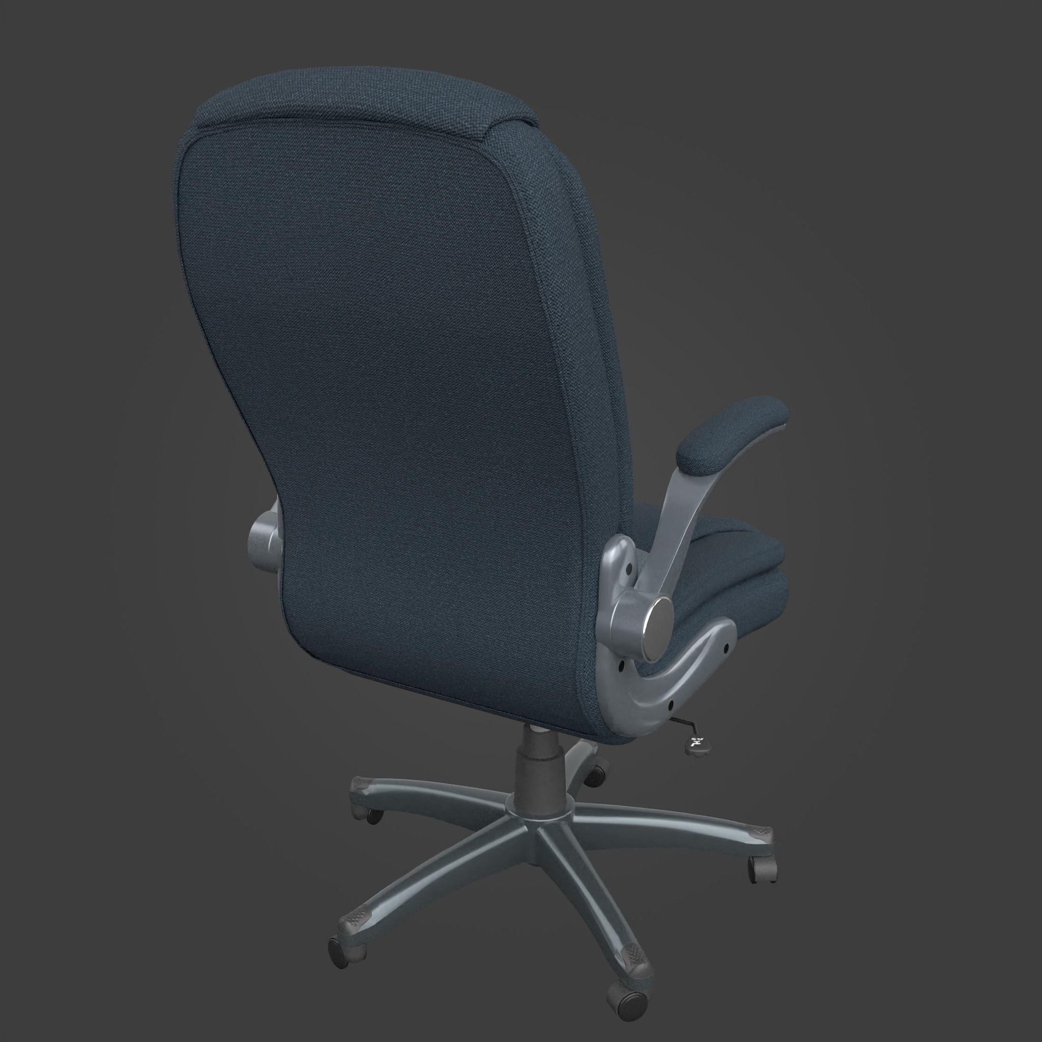 Chair-38 office chair - office chair Low-poly 3D model_5