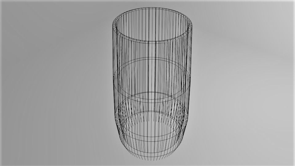 Glass Cup 3D model_5