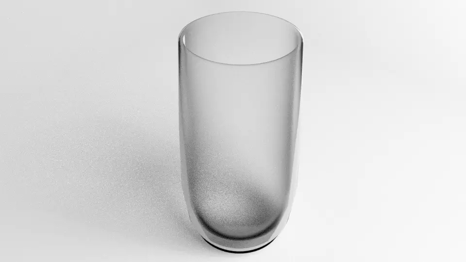 Glass Cup 3D model_0