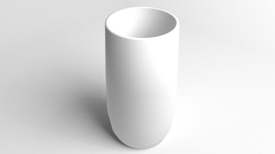 Glass Cup 3D model_4