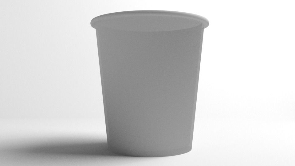 Paper Cup 3D model_1