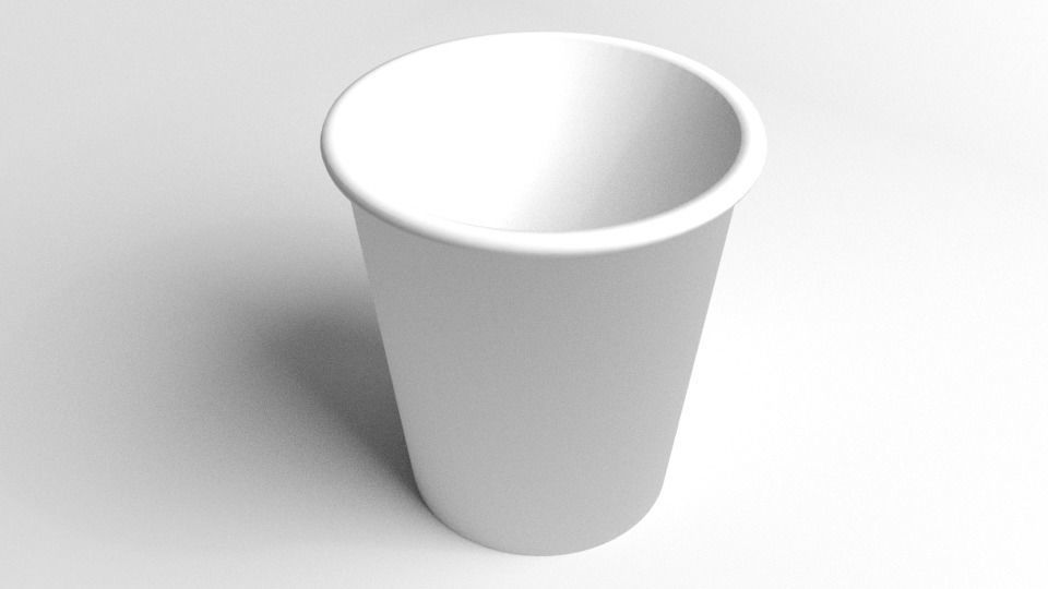 Paper Cup 3D model_4