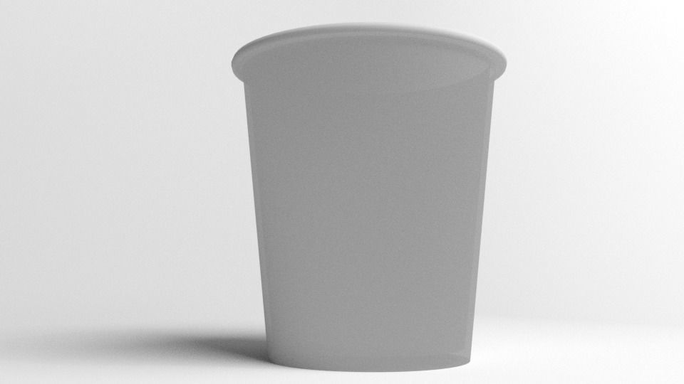 Paper Cup 3D model_3